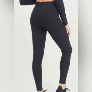 Black Leopard Print Leggings